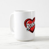 Liefde Robin Koffiemok (Voorkant links)