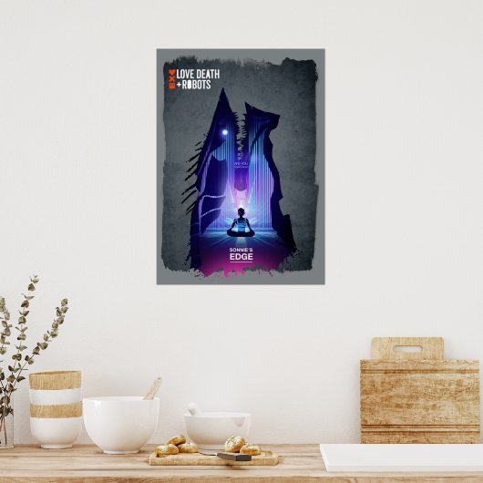 Liefde robots sonnies edge poster (Keuken)