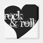 Liefde Rock & Roll Design Magneet (Voorkant)