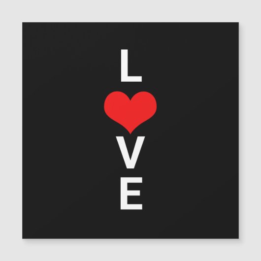 Liefde Rode Hart Schattig Valentijnsdag Wit Zwart (Voorkant)