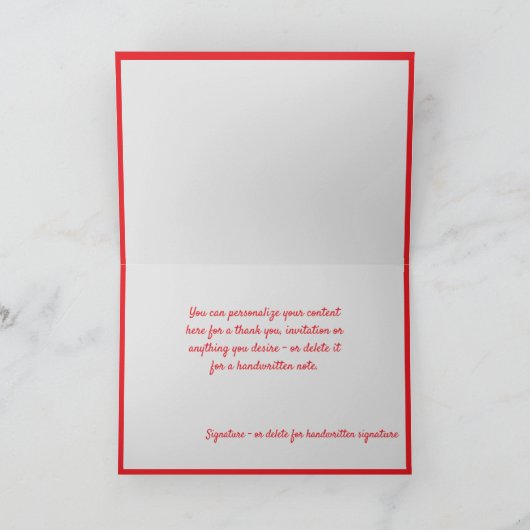 Liefde & Rode Harten Valentijnsdag Romance Kaart (Binnen)