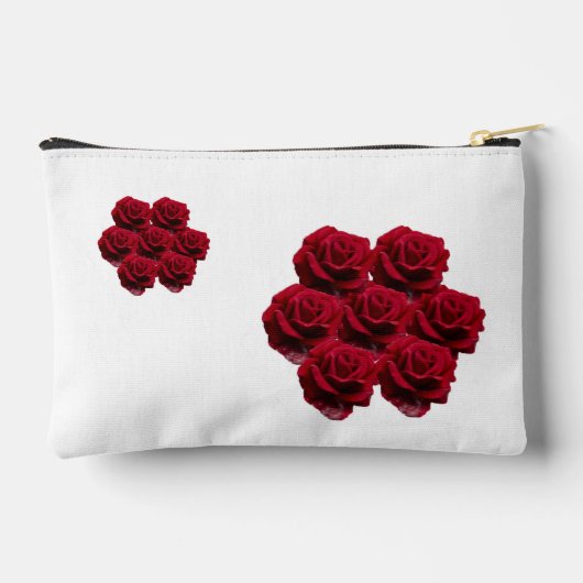 Liefde. Rode rozen uit de tuin. Etui (Achterkant)