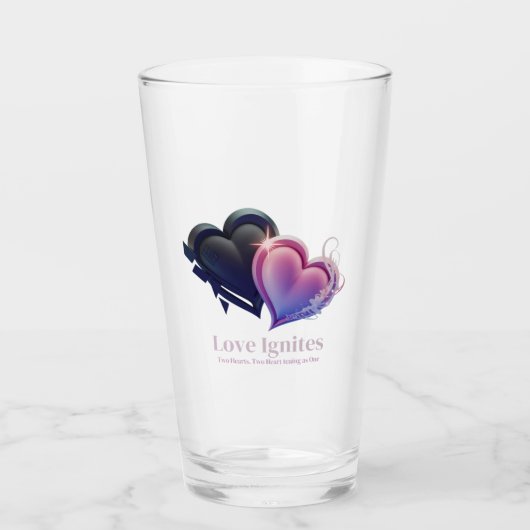 Liefde roept Mok op Glas (Voorkant)