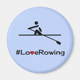 Liefde rokende ondertitel blauw magneet