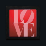 Liefde Romance Rode Roze Cadeaudoosje<br><div class="desc">Digitale kunstwerken en computergrafische Afbeeldingen - liefdesdonkerrood roze</div>