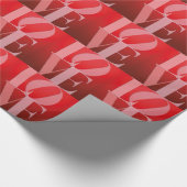 Liefde Romance Rode Roze Cadeaupapier (Hoek)