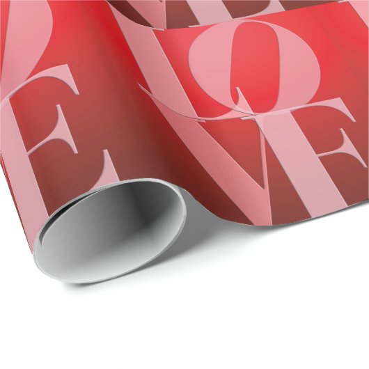 Liefde Romance Rode Roze Cadeaupapier (Rol Hoek)