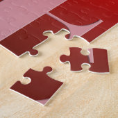 Liefde Romance Rode Roze Legpuzzel (Zijkant)