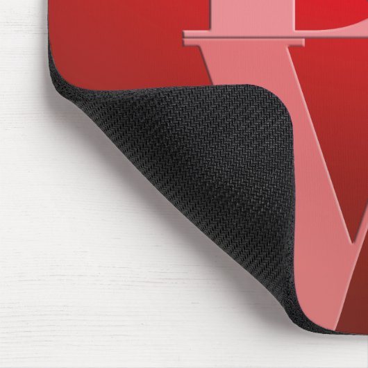 Liefde Romance Rode Roze Muismat (Hoek)