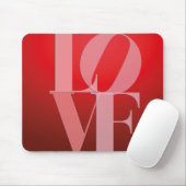 Liefde Romance Rode Roze Muismat (Met muis)