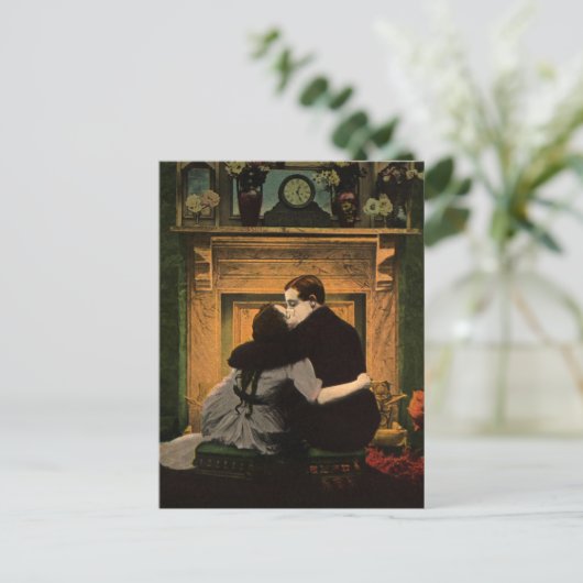  liefde, Romance, romantisch, sparen de Datum Aankondigingskaart (Staand voorkant)