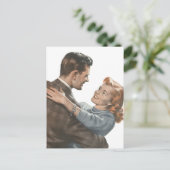  liefde, Romance, romantisch, sparen de Datum Aankondigingskaart (Staand voorkant)