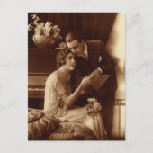  liefde, Romance, romantisch, sparen de Datum Aankondigingskaart (Voorkant)