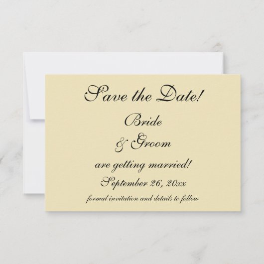 liefde, Romance, romantisch, sparen de Datum Kaart (Achterkant)