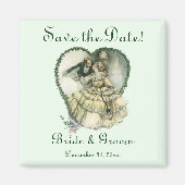  liefde, Romance, romantisch, sparen de Datum Magneet (Voorkant)