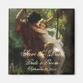 liefde, Romance, romantisch, sparen de Datum Magneet (Voorkant)