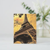 Liefde & Romance Stad Paris Eiffeltoren Frankrijk Briefkaart (Staand voorkant)