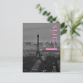 Liefde & Romance Stad van Paris Eiffeltoren Frankr Briefkaart (Staand voorkant)
