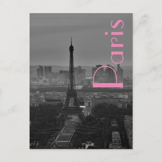 Liefde & Romance Stad van Paris Eiffeltoren Frankr Briefkaart (Voorkant)