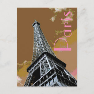 Liefde & Romance Stad van Paris Eiffeltoren Frankr Briefkaart