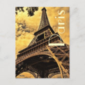 Liefde & Romance Stad van Paris Eiffeltoren Frankr Briefkaart (Voorkant)
