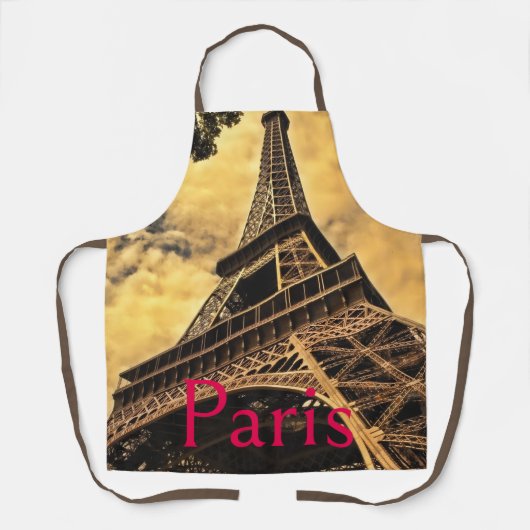 Liefde & Romance Stad van Paris Eiffeltoren Frankr Schort (Voorkant)