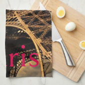 Liefde & Romance Stad van Paris Eiffeltoren Frankr Theedoek (Quarter Fold)