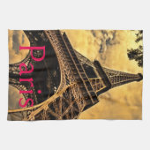 Liefde & Romance Stad van Paris Eiffeltoren Frankr Theedoek (Horizontaal)