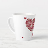 Liefde & Romance - Valentijn's Day Special Latte Mok (Linkerhoek)