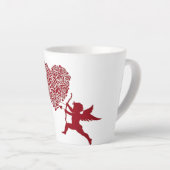 Liefde & Romance - Valentijn's Day Special Latte Mok (Rechterhoek)