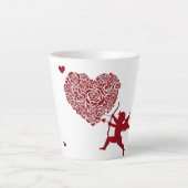 Liefde & Romance - Valentijn's Day Special Latte Mok (Voorkant)