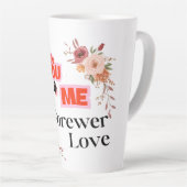 Liefde & Romance - Valentijn's Day Special Latte Mok (Rechterhoek)