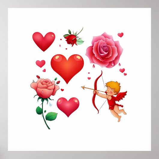 Liefde & Romance - Valentijn's Day Special Poster (Voorkant)