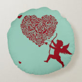 Liefde & Romance - Valentijn's Day Special Rond Kussen (Achterkant)