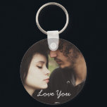 Liefde, Romantic Gift, Foto Sleutelhanger<br><div class="desc">Voeg je favoriete foto toe aan deze leuke romantische flirt-sleutelketen. Dit zal een groot cadeau zijn voor paren voor verjaardagen,  Kerstmis,  Valentijnsdag,  Jubileum of elke romantische gebeurtenis.</div>