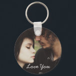 Liefde, Romantic Gift, Foto Sleutelhanger<br><div class="desc">Voeg je favoriete foto toe aan deze leuke romantische flirt-sleutelketen. Dit zal een groot cadeau zijn voor paren voor verjaardagen,  Kerstmis,  Valentijnsdag,  Jubileum of elke romantische gebeurtenis.</div>