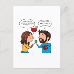 Liefde & Romantiek – Valentijnsdag Special Briefkaart