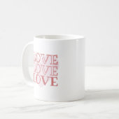 Liefde - Romantisch Koffiemok (Voorkant links)