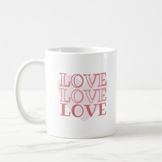 Liefde - Romantisch Koffiemok (Links)