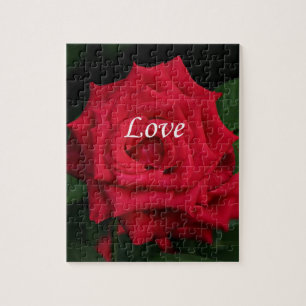 Liefde romantische roos voor de Valentijnse Birthd Legpuzzel
