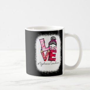 Liefde Rommelige Knot Dyslexie Leraar Valentijnsda Koffiemok