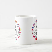 Liefde Rond de Wereld Talen Koffiemok (Center)