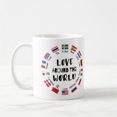 Liefde Rond de Wereld Talen Koffiemok (Links)