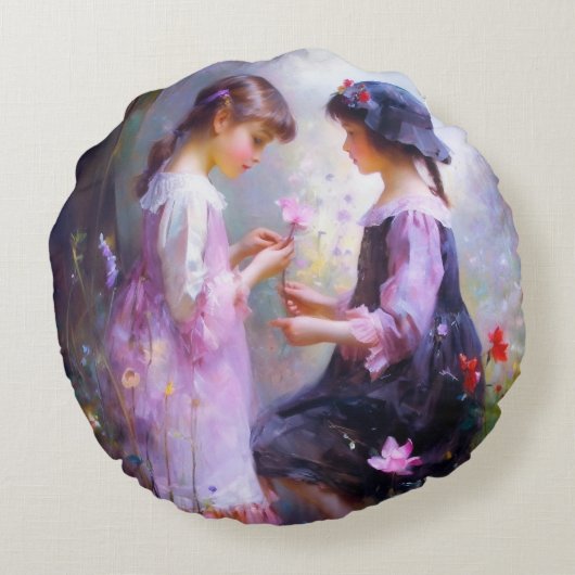 Liefde  rond kussen (Achterkant)