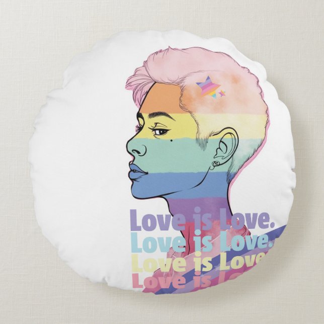 Liefde Rond Kussen (Voorkant)