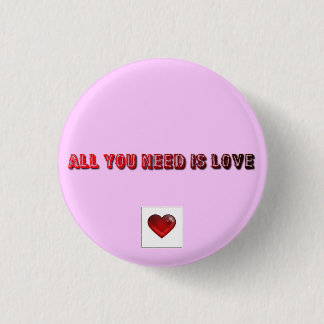 Liefde Ronde Button 3,2 Cm