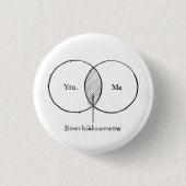 Liefde Ronde Button 3,2 Cm (Voorkant)