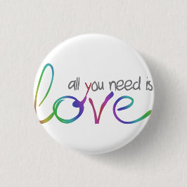 Liefde Ronde Button 3,2 Cm