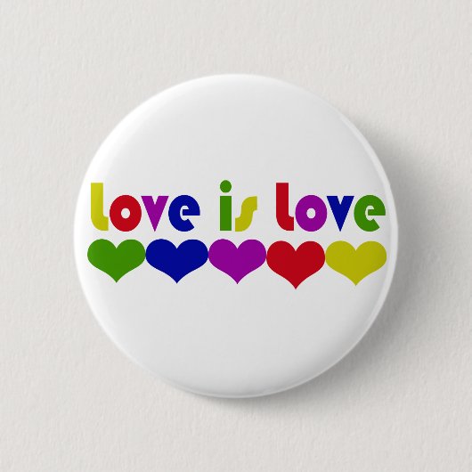 Liefde Ronde Button 5,7 Cm (Voorkant)