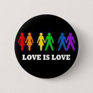 Liefde Ronde Button 5,7 Cm